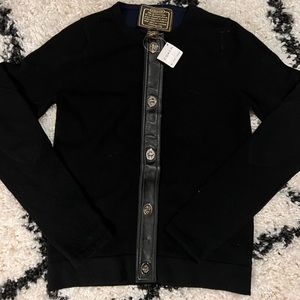 Coach Black Cardigan NWT XS